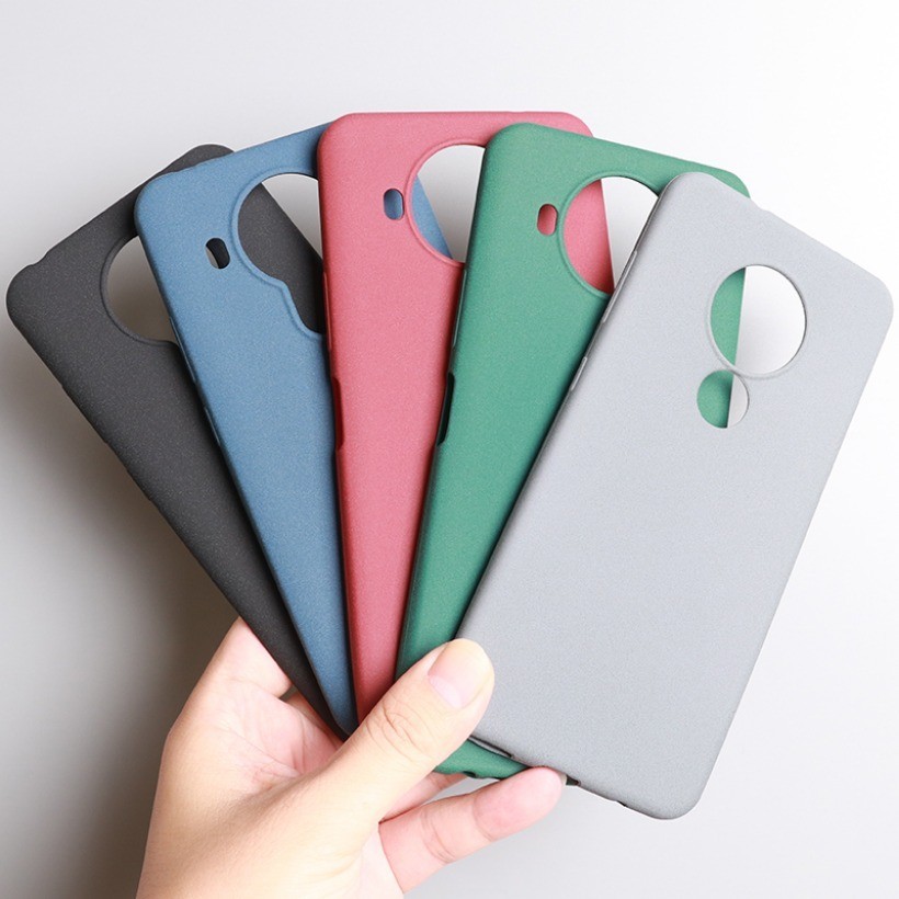 Dành Cho Nokia 5.4 3.4 8.3 8.1 5.3 2.3 7.2 6.2 Vỏ Chống Vân Tay Đá Sa Thạch Mềm Mờ Mỏng Vỏ Điện Thoại TPU