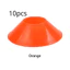 ZENZON 10 Chiếc Chống Bóng Đá Huấn Luyện Ký Đĩa, PE Chịu Áp Lực Bóng Đá Huấn Luyện Ký Đĩa, Bóng Điều Khiển Trường Đánh Dấu Đĩa Đánh Dấu Nón Chịu Áp Lực Bút Đánh Dấu