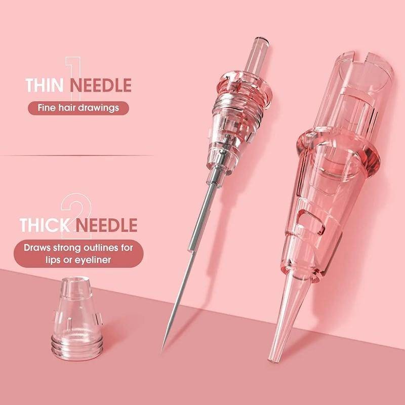 20 Chiếc Mlk Bro Cartridge Vĩnh Viễn Lông Mày Hình Xăm Kim Bút Kẻ Mắt Môi V SMP