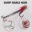 7g / 10g / 15g / 20g / 25g / 30g Jigging Nhanh Chìm Đúc Mồi 5 Màu Laser Kim Loại Jig Mồi 1 Chiếc Flat Jig Với Móc Treble Hỗ Trợ
