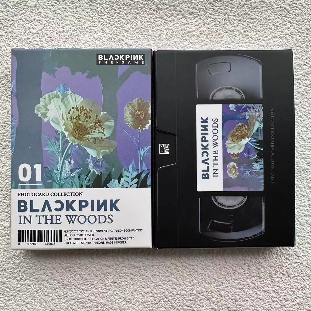 Bộ SƯU TẬP THẺ ẢNH BP JISOO JENNIE ROSE LISA THE GAME Số 1 ~ 3 (Mã QR đã hết hạn và không thể sử dụng)