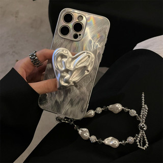 Sang Trọng Laser Glitz Feather + Bướm Mặt Dây Chuyền Dành Cho iPhone15 Pro Max 14 13 12 11 Pro Max Chống Sốc Bảo Vệ Camera Mặt Sau Cứng Mờ iPhone