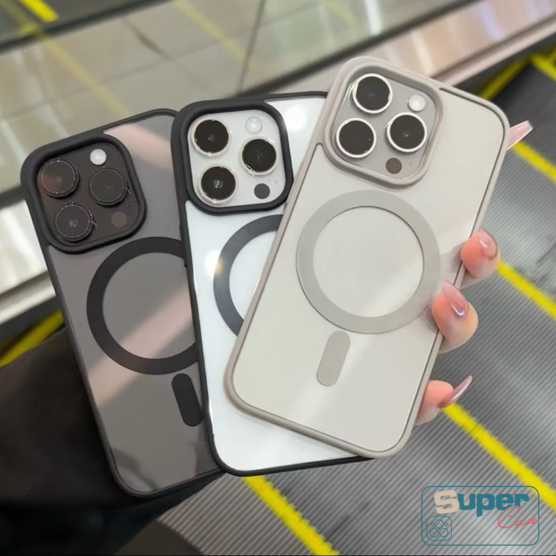 Ốp bảo vệ từ tính mờ sang trọng đơn giản màu trơn sang trọng Tương thích cho IPhone 11 16 15 14 13 12 Pro MAX 7Plus 7 8 Plus XR X XS MAX SE 2022 Vỏ Tpu mềm trong suốt