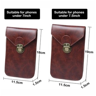 Túi đeo thắt lưng điện thoại YUUKII, Túi thắt lưng chống nước đa chức năng, Túi đựng điện thoại đa năng bằng da thời trang dành cho nam