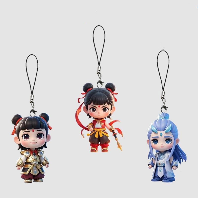 [Hàng có sẵn] Nezha 2 Magic Boy Bánh sen biển ma ám CP Dây chuyền điện ...