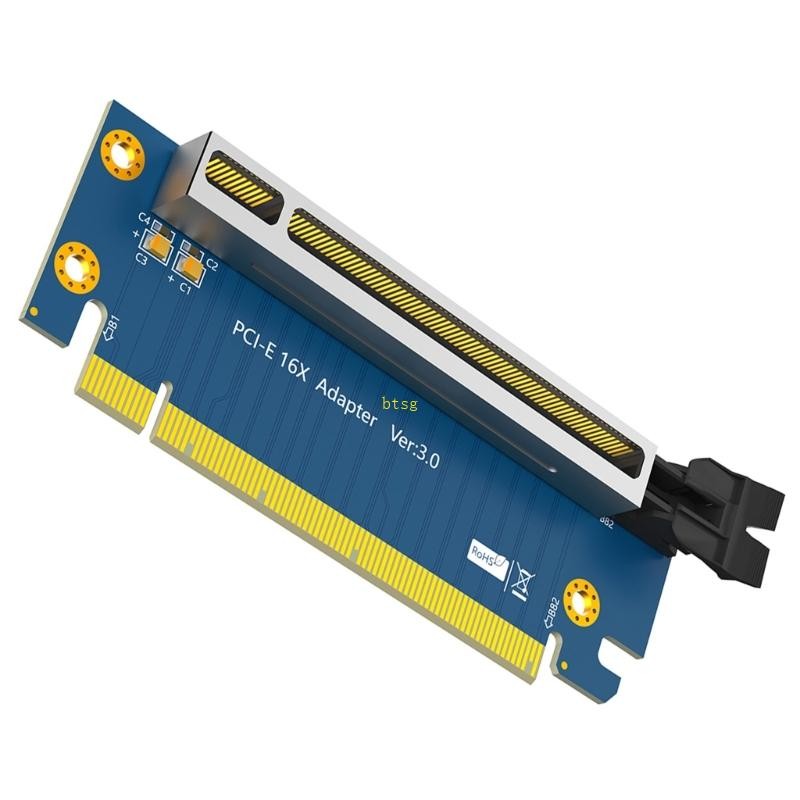 Bt PCIE 16X 90 Độ Riser Thẻ Lái PCIE Adapter Khe Cắm Thẻ Truyền ...