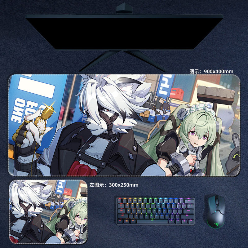 Zenless Zone Zero Mouse Pad Hoshimi Miyabi Anby Nicole Soijkaku Mousepad Bàn Phím Máy Tính Đệm Phụ Kiện Chơi Game Thảm Để Bàn
