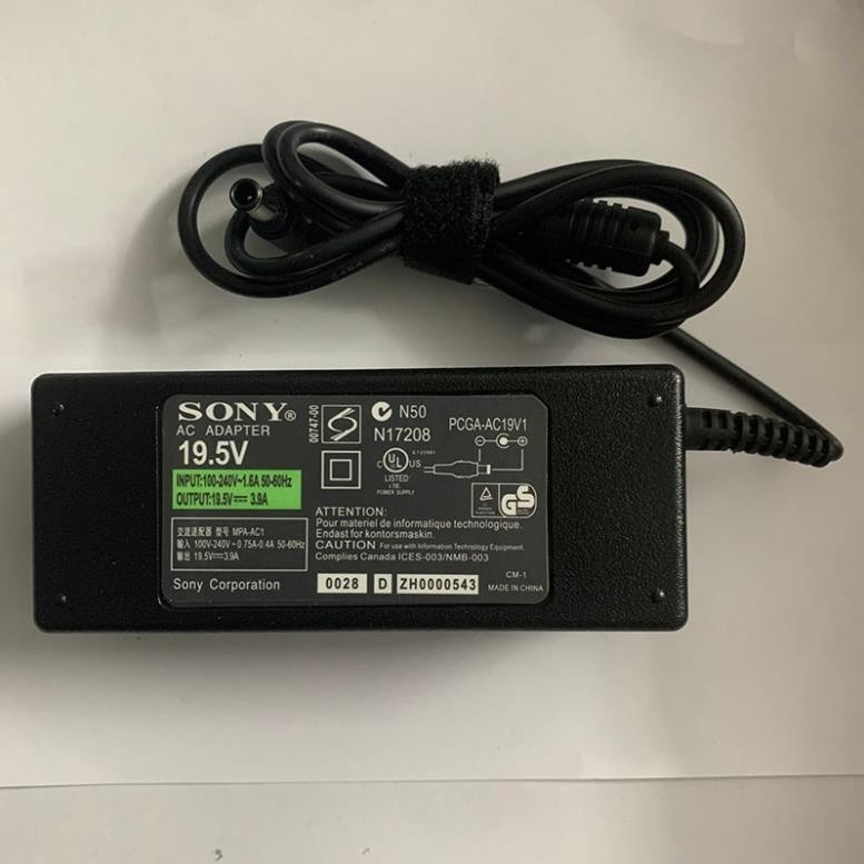 Sạc Laptop Sony Zin 19.5V - 4.7A Chân 6.5x4.4mm Dùng Cho VAIO VGP-AC19V20 VGP-AC19V19 VGP-AC19V34 VGP-AC19V27 hàng new