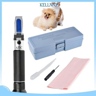 Máy đo khúc xạ thú y chuyên nghiệp Kellnny Kiểm tra chính xác nước tiểu cho chó mèo để chẩn đoán