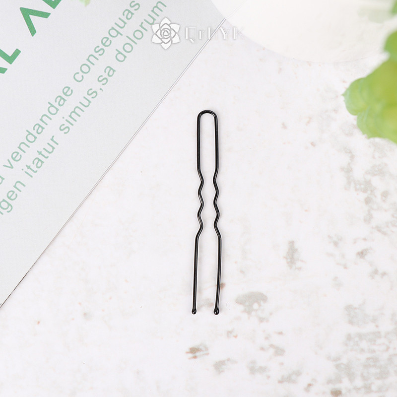 Qrhyk 50 Cái / bộ Tóc Sóng Hình Chữ U Bobby Pin Barrette Salon Kẹp Tóc Mới