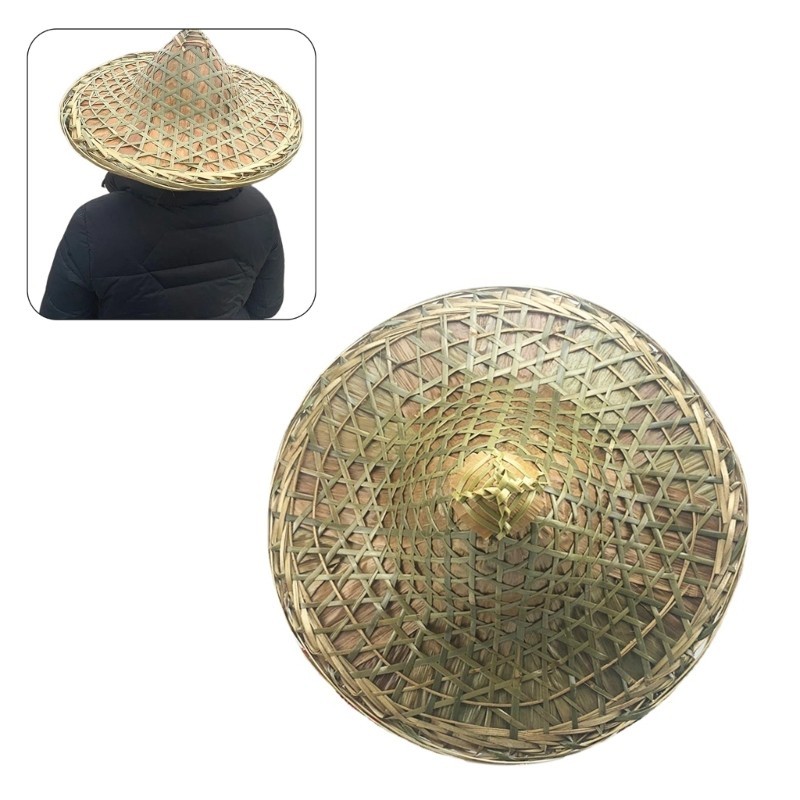 Dasbsug Mũ Tre Mũ Châu Á Mũ Trung Quốc Nón Hình nón Mũ Nông Dân Gạo Mũ Tre