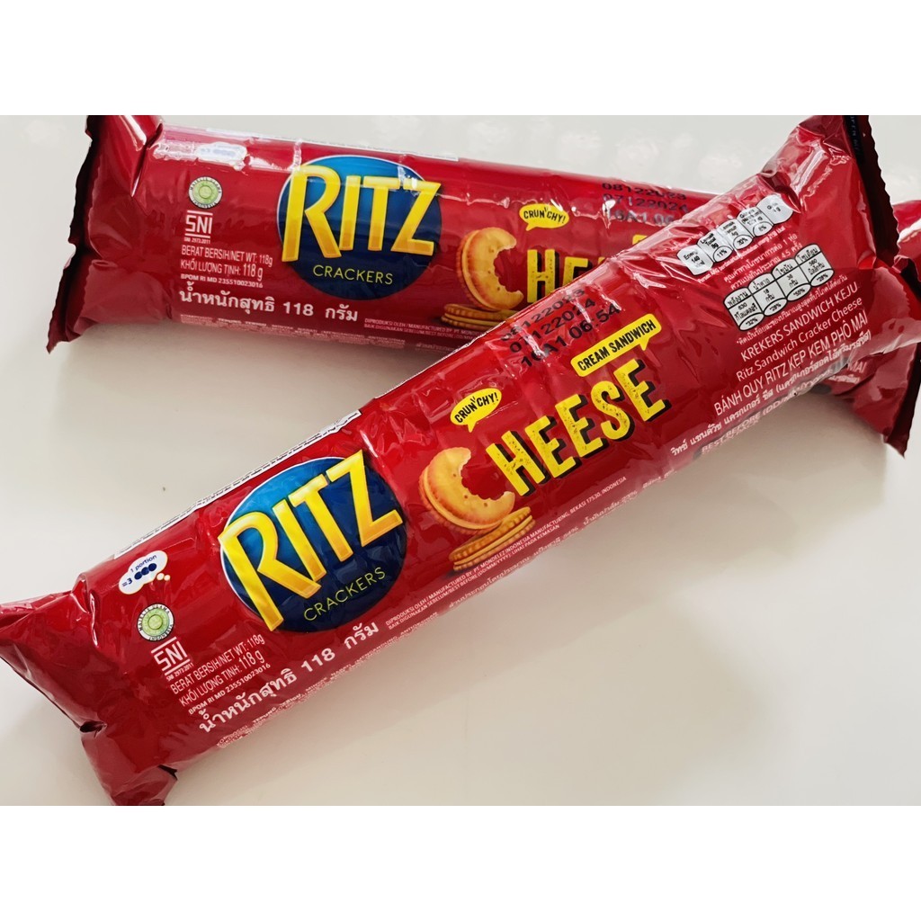 Bánh Quy Ritz Crackers Kẹp Kem Phô Mai (Cây 118g) | Shopee Việt Nam