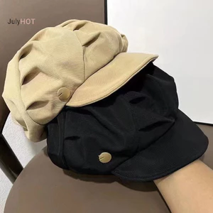 Julyhot Hình Bát Giác Mũ Nồi Len Newsboy Mũ Nữ Đám Mây Đường Phố Vành Mũ Nồi Ngoài Trời Mũ Massivedeals