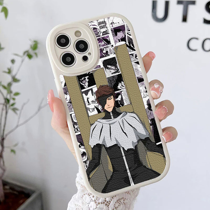TP-1 Sosuke Aizen Bleach Anime Da Cừu Dành Cho iPhone 17,15 14 13 11 12 Pro Max Mini 8 7 Plus SE 2020 X XR XS MAX Soft Ba