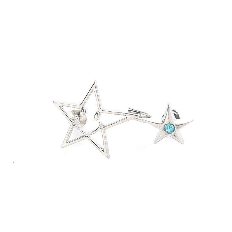 [Yunyuan] Letter Star Nút quần jean có thể tháo rời không cần đinh Điều chỉnh kích thước eo Nút kim loại không may Công cụ kiểm soát eo