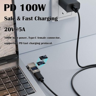 Bộ chuyển đổi WEAVELYF Type-C sang DC, Màn hình kỹ thuật số thông minh Bộ chuyển đổi USB-C sang DC, Đầu nối nguồn máy tính xách tay đa năng sạc nhanh PD 100W cho / / Dell