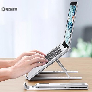 Giá đỡ máy tính xách tay đa năng KUZHEN Giá đỡ máy tính xách tay có thể điều chỉnh cho đế làm mát có thể gập lại chống trượt cho máy tính xách tay / máy tính bảng / điện thoại HOT