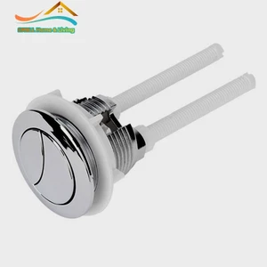 38 / 48 / 58mm Nút nhấn kép Xả bồn cầu Bồn nước hình lưỡi liềm đôi 2 thanh