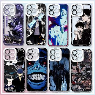 Ốp Lưng Cho Samsung Galaxy A06 A05 A05S A14 A15 A33 A73 A34 A35 A12 S20 A7 2018 Solo Leveling Anime Phim Hoạt Hình Dễ Thương Mềm Trong Suốt Vỏ Điện Thoại