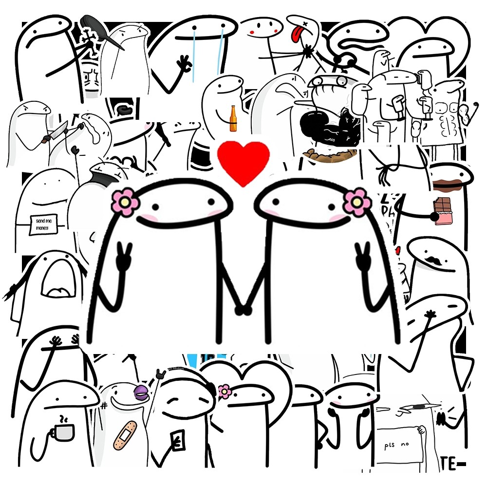 Combo 50 Sticker Meme Thằn Lằn chống nước sticker dán laptop, điện thoại, đàn guitar| MS: 00017 - GÌ CŨNG IN