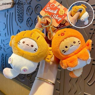 [Mới] Móc khóa búp bê Móc khóa sang trọng Móc khóa ô tô Mặt dây chuyền Túi đựng tai nghe hoạt hình Phụ kiện mặt dây chuyền.