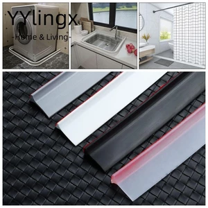 YYlingx cả đều có trong kho]Dải Chặn Nước Bằng Silicone Tự Dính Chống Trượt Có Thể Uốn Cong Cho Nhà Tắm