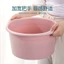 Chậu ngâm chân massage chân nhựa PP dày dặn nhiều màu 36x19cm