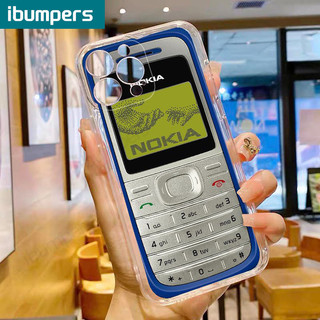ibumpers Ốp Điện Thoại iPhone Độc Lạ Hài Hước In Họa Điện thoại Ốp lưng TPU Mềm Trong Suốt Chống Sốc Cho Iphone 15 14 12 13 11 Pro Max 7 8 Plus X Xs XR Xs Max
