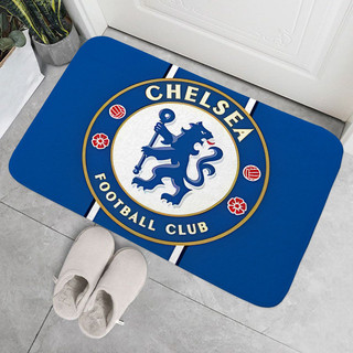 Thảm cửa Logo Chelsea FC Quà tặng thiết thực cho bạn bè Phòng ngủ Văn phòng Trang trí nội thất Thảm trải sàn chống trượt (60x40CM)
