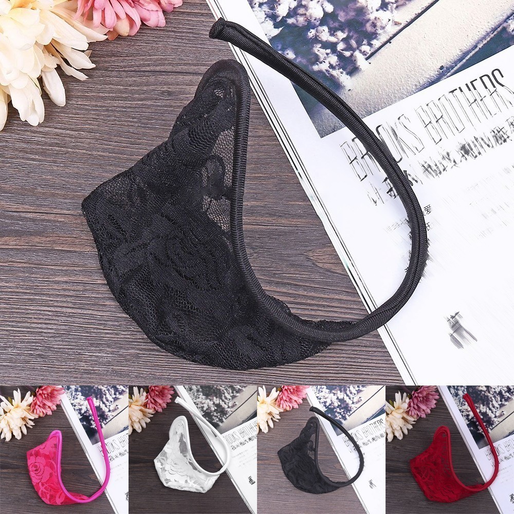 ⚡Tin TỨC MỚI CHO NAM⚡Gợi Cảm Nam Dây C Quần Lót Bikini T Lưng G Dây Thông Vô Hình Ren Ngắn