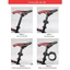 Khoá dây xe đạp 5 số cao cấp bền bỉ chất lượng cao cho xe đạp xe máy đa dụng chống trộm -GIOVA