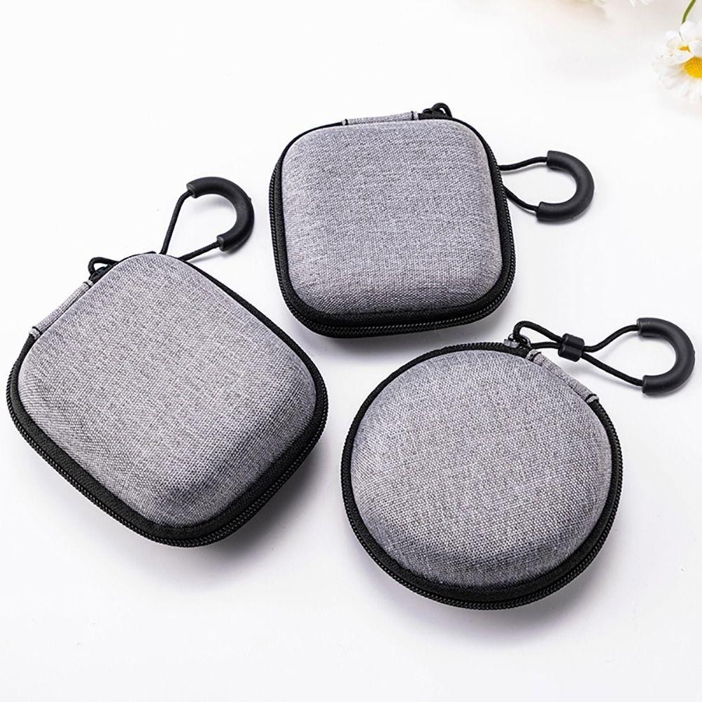 HOBBYIN 1 Cái Tai Nghe Dây Kéo, Mini Cho Túi Bảo Quản Airpod EVA, Tai Nghe / Điện Thoại / Cáp Sạc Phụ Kiện Kỹ Thuật Số Túi Đựng Di Động