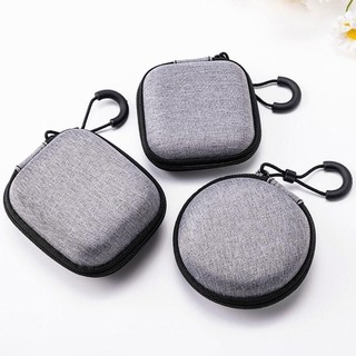 WEAVELYF 1 Cái Tai Nghe Dây Kéo, Tai Nghe Mini / Điện Thoại / Cáp Sạc Túi Bảo Quản EVA, Di Động Cho Airpod Phụ Kiện Kỹ Thuật Số Túi Đựng