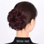 DELMER Xộn Xoăn Chignon, Tóc Giả Màu Nâu Đen Tóc Tổng Hợp Bun, Phụ Kiện Tóc Lông Tơ Tự Nhiên Cô Dâu Tóc Móng Vuốt Tóc Bun Nữ