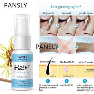 Pansly Hair Growth Inhibitor Painless Hair Removal Spray