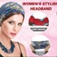 Băng Đô ESSENCEH, Vintage Nút Thắt Rộng Nữ Đầu, Co Giãn Turban Mũ Bohemian Cực Lớn Thời Trang Yoga Tóc Cho Vũ Biker