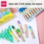 Bút Sáp Màu Dầu Bọt Biển Dễ Thương Deli 12/18/24 Màu Tươi Sáng An Toàn Siêu Mịn Tô Màu Vẽ Tranh Mỹ Thuật