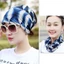 Turban DAYBREAK, Mũ Baotou lụa băng mềm, Khăn trùm đầu chống nắng thoáng khí thời trang dành cho nữ