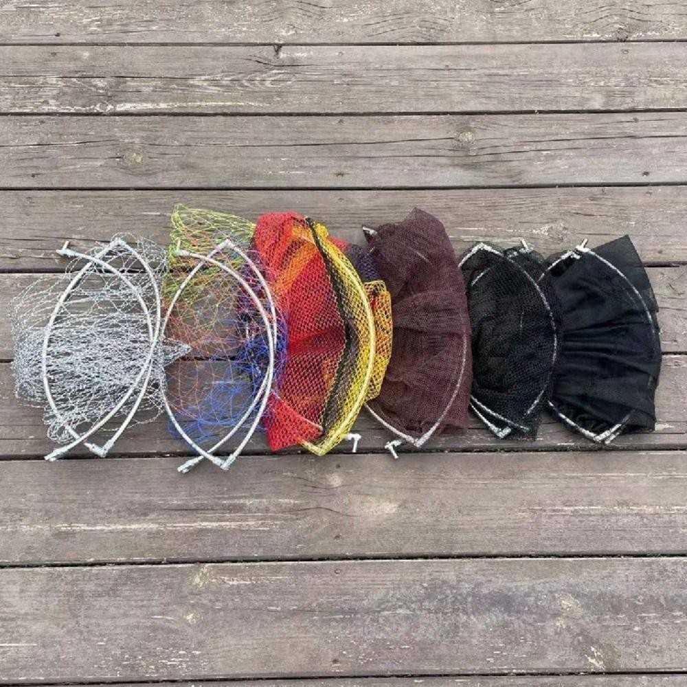 Đầu lưới hạ cánh gấp DELMER, Đầu lưới câu cá bằng thép không gỉ nylon bằng thép không gỉ, Lưới hạ cánh câu cá bền gấp màu sắc Chroma Lưới câu cá nylon hạ cánh câu cá