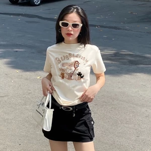 Áo Baby Tee Nữ In Hình Bubble Fish A51015