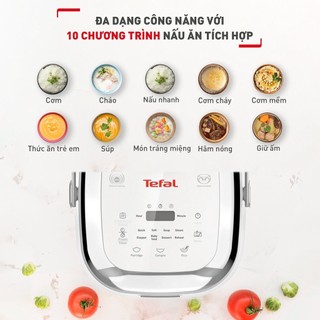 Nồi cơm điện tử cao tần mini 0.7L RK604165, 800W, 12 chương trình nấu - Bảo hành chính hãng 24 tháng