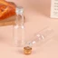 BORAGETE 5 Chai Nhựa, Đồ Dùng Dự Tiệc Bộ Chai Rượu Mini Nhỏ, Mũ Bạc / Vàng 60ml Chai Rượu Rượu Chai Rượu