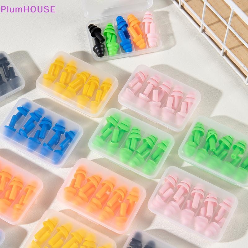 Plumhouse Bơi Cách Nhiệt Chống Thấm Nước Thoải Mái Nút Tai Khử Tiếng Ồn Cho Giấc Ngủ 5 Cặp Nút Tai Silicon Mềm Nhiều Màu Sắc VN