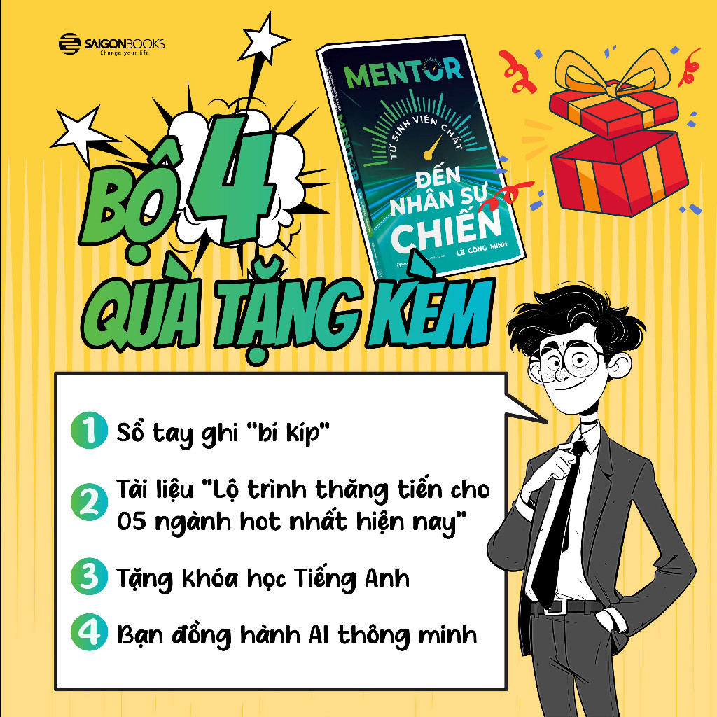 Ảnh Sách - Mentor - Từ Sinh Viên Chất Đến Nhân Sự Chiến - Lê Công Minh - Saigon Books 4