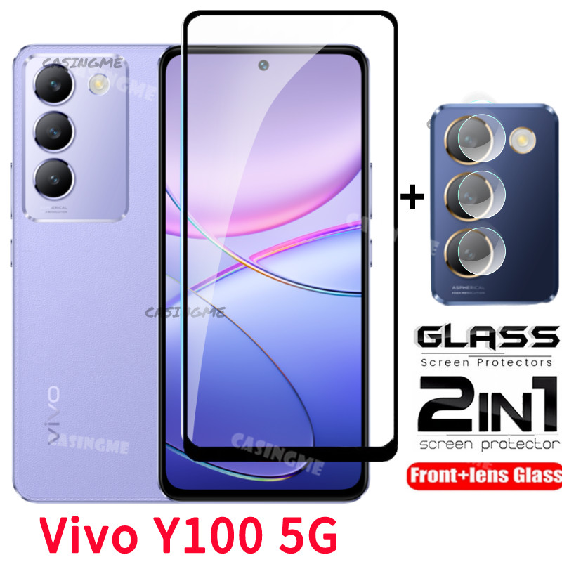 Phim Bảo Vệ Màn Hình 2in1 Cho Vivo Y11d 5G 2026 Trong Suốt Bảo Vệ Màn Hình Điện Thoại Cho Vivo Y100 Y05 100Y VivoY100 5G 2024 Kính Cường Lực Ống Kính Máy Ảnh