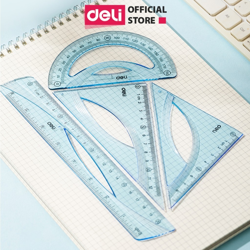 Bộ Thước Kẻ Thước Đo Độ Eke Cho Học Sinh Bộ Dụng Cụ Học Tập 4 Chiếc ...