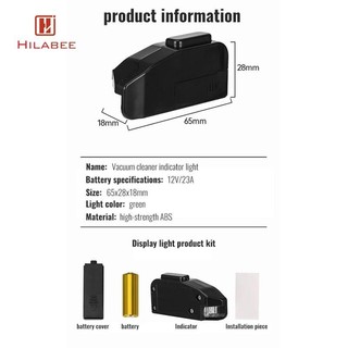 Đèn hiển thị bụi máy hút bụi có đèn LED xanh cho các cửa hàng Tóc thú cưng