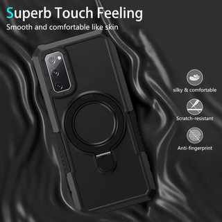 Dành Cho Samsung S20 FE / S21 FE 5G Ốp điện thoại PC Cứng Mặt Sau Mềm TPU Edge Quân Sự Cấp Chống Rơi Chống Sốc Mỏng Bao