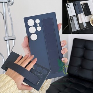 Vỏ dây đeo cổ tay đàn hồi di động Samsung Galaxy S24 S23 Ultra S24 S23 Plus S24 S23 Co Giãn Dây đeo cổ tay Vỏ cứng Pc