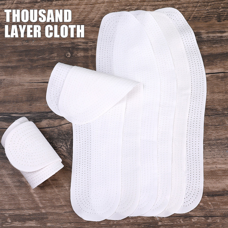 Miếng Lót Giày Co Giãn Thoải Mái - Vải Ngàn Lớp Đế Đa Năng Bốn Mùa - Thoáng Khí, Khử Mùi, Hút Mồ Hôi - Đệm Giày Thể Thao Kẹp Mềm Cho Nam Nữ